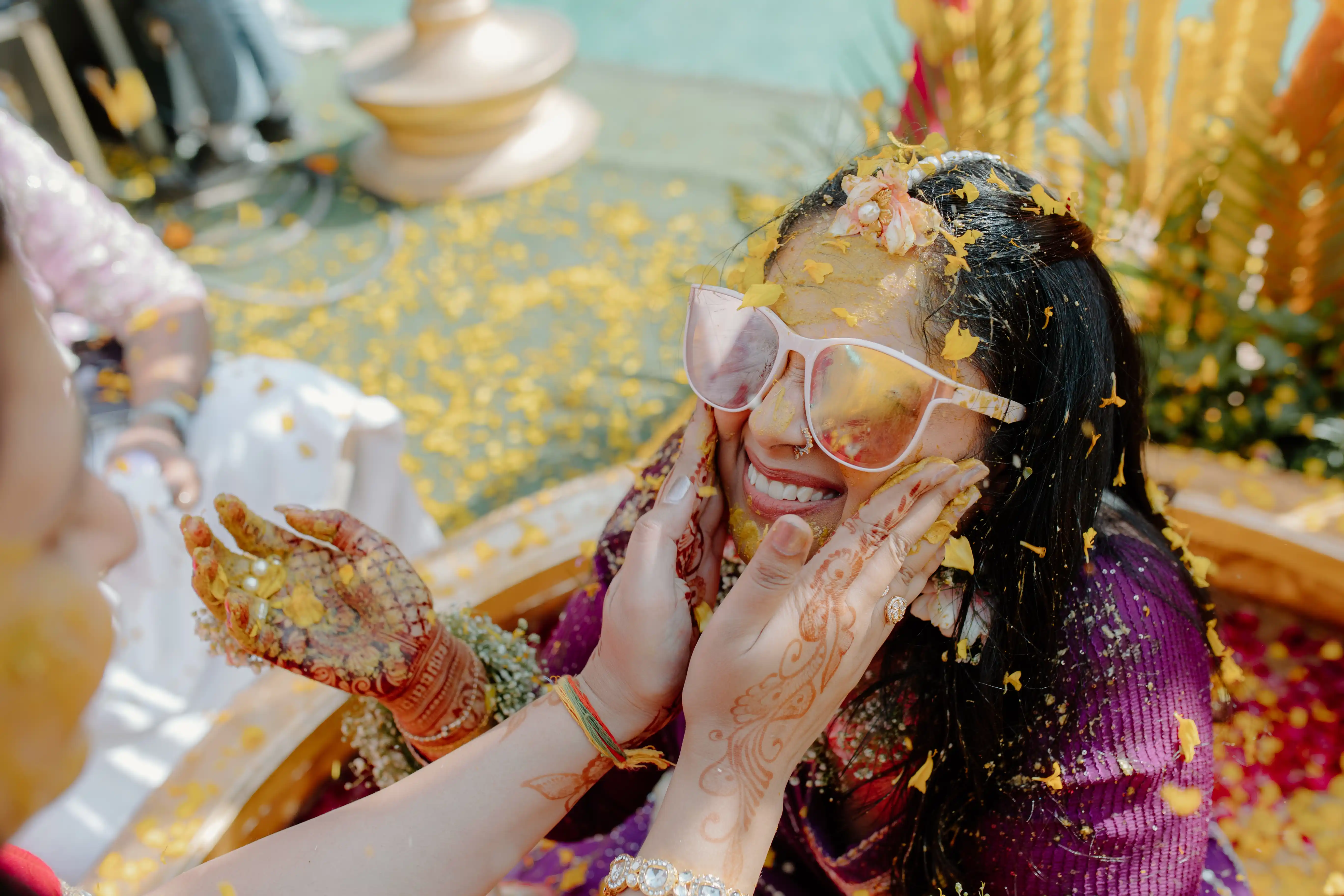 Haldi ceremony at Bel La Monde Hotel