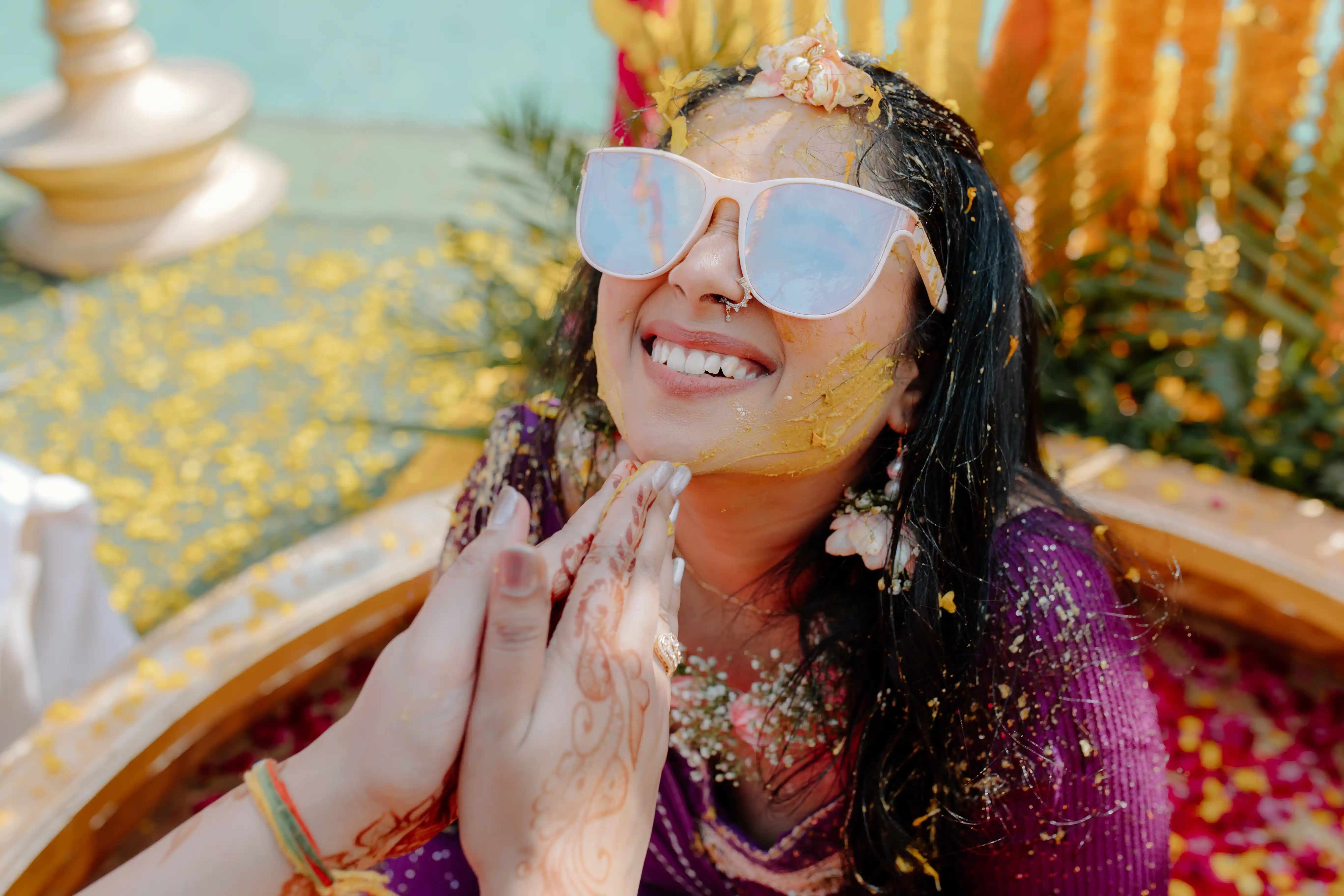 Haldi ceremony at Bel La Monde Hotel
