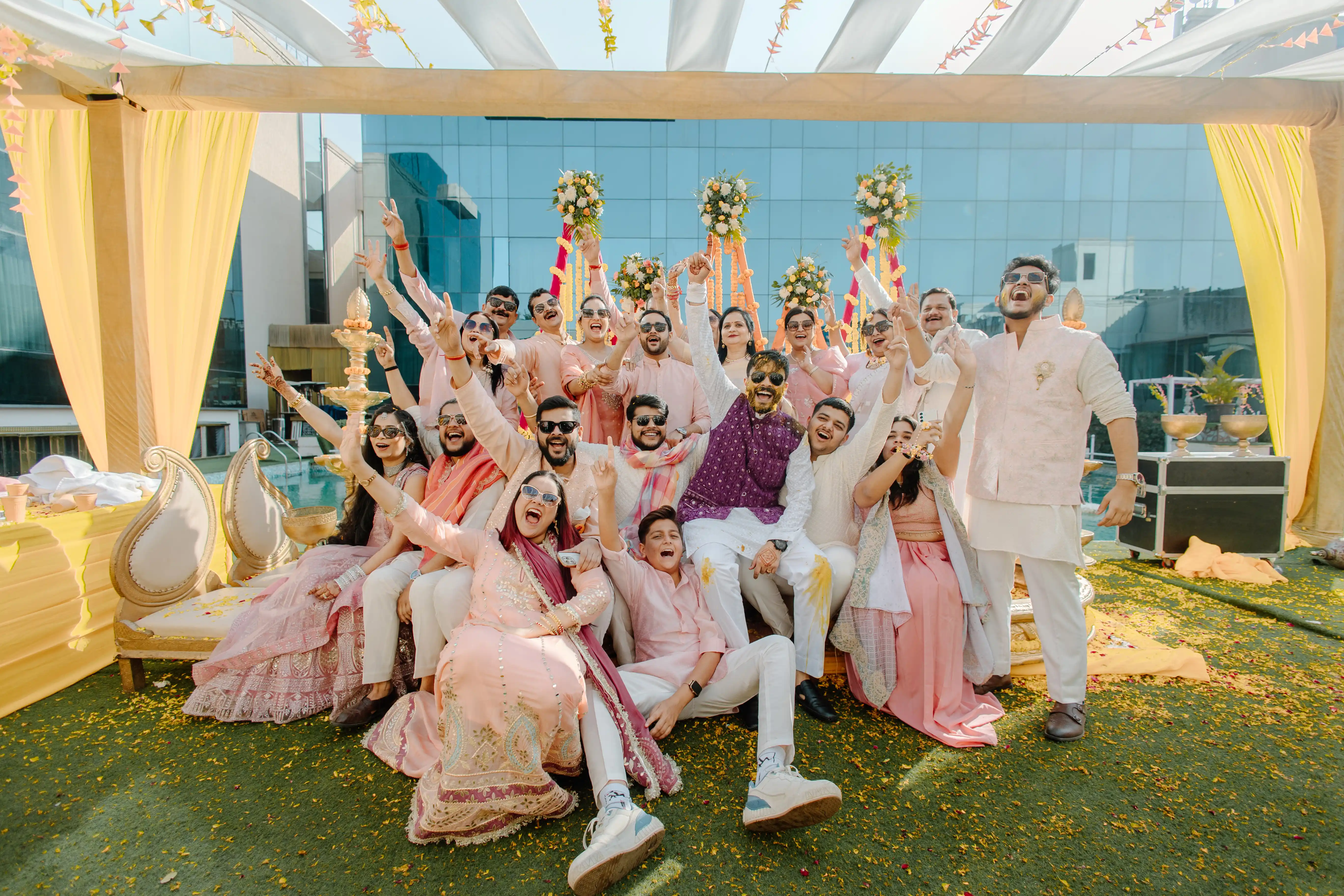 Haldi ceremony at Bel La Monde Hotel